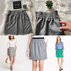 J. Crew City Gray Crinkle Mini | Women’s 6